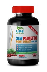 saw palmetto supplement – Saw Palmetto Berry 500mg – testosterone pills 1 Bottle