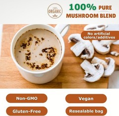 7 Mushroom Extract Powder – Organic Blend for Cognitive & Immune Support – 3….