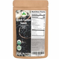 Organic Black Cumin Seed 1lb – USDA Certified Nigella Sativa Bulk Egyptian