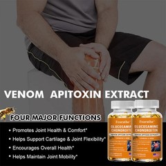 Glucosamine Chondroitin MSM Turmeric Triple Strength Joint Support-120 Capsules
