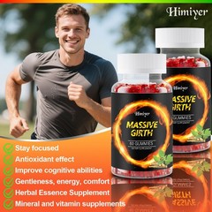 Men’s Massive Girth Gummies – diameter & length increase, endurance,Lasting