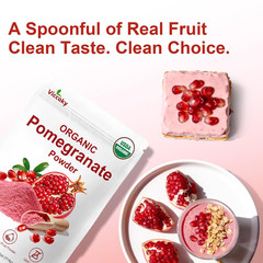 Organic Pomegranate Powder, Pure Pomegranate Juice Powder, Non GMO, Gluten Free,