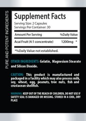 Best Diet Pills – ACAI Berry 1200mg – natural supplement 3 Bottle 180 Capsules