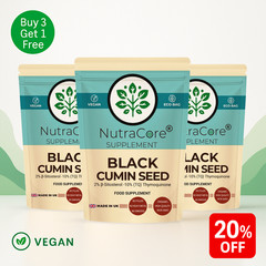 Black Cumin Seed Caps-5500mg-(2%β-Sitosterol)-Immune &Respiration Health-180Caps