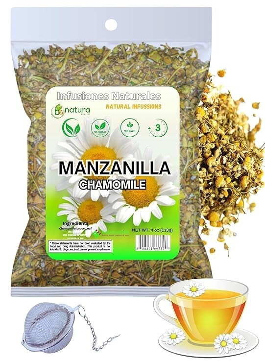 Manzanilla TE (Chamomile Flowers) 4 oz 113g – Ball for Loose Leaf