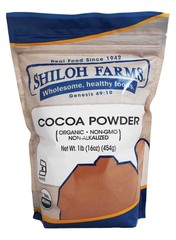 Shiloh Farms Organic Cocoa Powder Non-Alkalized, Natural and Pure 16oz | Pack 1