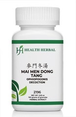 Health Herbal-Mai Men Dong Tang/Ophiopogon Decoction 100 Grams/Bottle