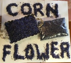 Blue Cornflower Petals: Natural for Tea/Craft/Salads 4 oz. Free Shipping USA