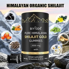 Shilajit GOLD Gummies, Organic, Extremely strong 3000 mg, Fulvic Acid ~US