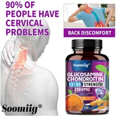 Triple Strength 1500 mg Glucosamine Chondroitin&MSM Joint Support Immune Support