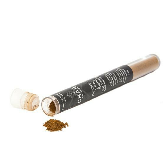 Chaga Mushroom Elixir Powder Tube High Antioxidant 30 Days Servings