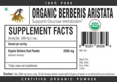 Organic Berberis Aristata Root Powder Berberine HCL Blood Glucose Sugar Control