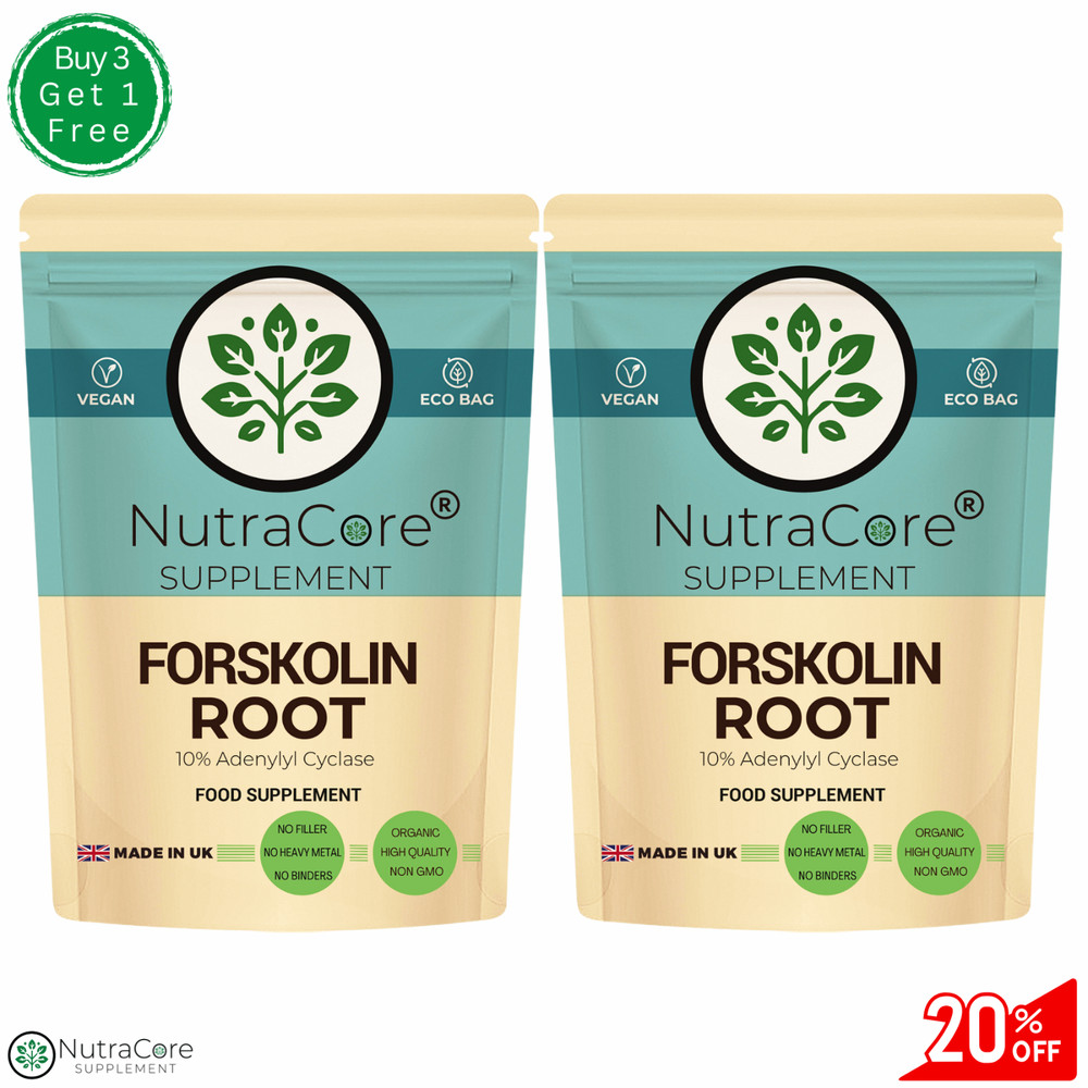 Forskolin Root 6000mg Caps-(10% Adenylyl Cyclase)-Weight Loss &Fat Burner-180Cap