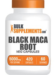 BulkSupplements Black Maca Root 420 Capsules – 5000mg Per Serving