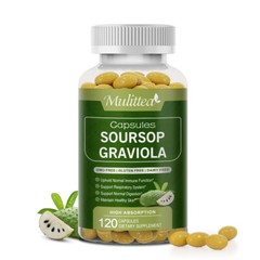 Soursop GRAVIOLA EXTRACT 1000mg 60days Guanabana Annona Antioxidant 120 capsules
