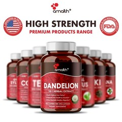 Dandelion Root Taraxacum Officinale 10000mg Capsule – 90 Pills Liver Supplement