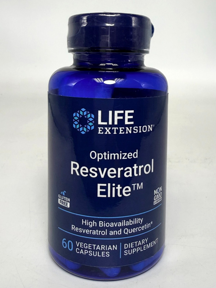 Life Extension Optimized Resveratrol Elite – 60 Capsules *EXP 10/2027*