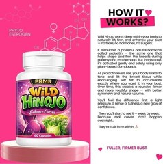 Aguaje + Black Maca + Fenugreek – Natural Glute, Hip & Curve Enhancer – 60 Caps