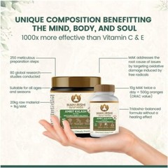Maharishi Amrit Kalash Dual Pack – 600gm Nectar Paste & 60 Tablets Ambrosia