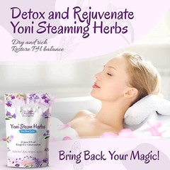 Yoni Steam Herbs Detox and Rejuvenate with Fivona Blue Moon Recipe Herbal Blend