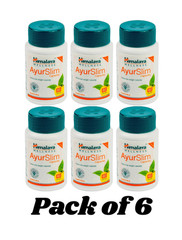 6X Himalaya AyurSlim 360 Capsules Herbal Weight Management Support Long Exp.
