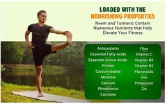 Neem Turmeric Capsules – 300 Tablets, 1000mg, Equal Ratio, 150 Servings