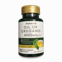 Oil of Oregano 4000mg 150 Softgels Gluten Free Herbal Supplement