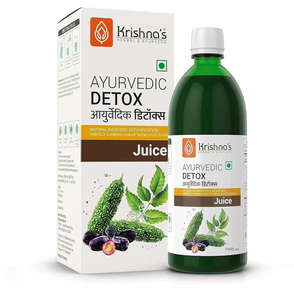 Krishna’s Ayurvedic Detox Juice, 1000 ml
