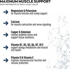 Muscle Relaxation Supplement with Magnesium and Vitamin B Complex for Adults