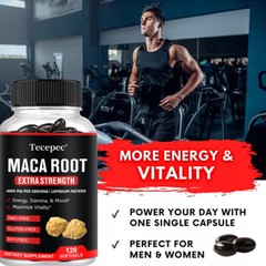 MACA ROOT 4000 MG capsules ( lepidum mayenil ) 4000 mg organic vitamins