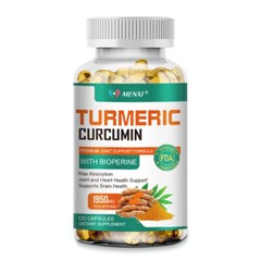 Turmeric Curcumin Highest Potency 95% 1950mg with BioPerine Black Pepper Extract
