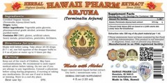 Arjuna (Terminalia Arjuna) Tincture. Alcohol-Based. Hawaii Pharm.