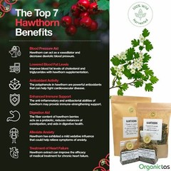 Hawthorn Herbal Tea Loose Leaf & Flower 100% Natural Wild Harvested Bulgaria BIO