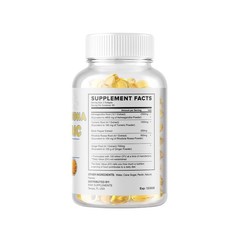 Organic Ashwagandha Capsules 5000mg Strong Stress & Adrenal Support 240 Softgels