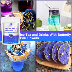 Butterfly Pea Flower Tea Antioxidant Rich Chemical Free Herbal Tea Caffeine free