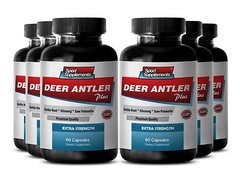 Elk Antler Velvet Powder – Deer Antler Plus 550mg – Aging Male Sex Booster 6B