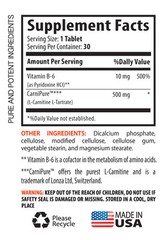 Fat Burner Boost Tablets – L-Carnitine 500mg – Cellulose Gum 3B
