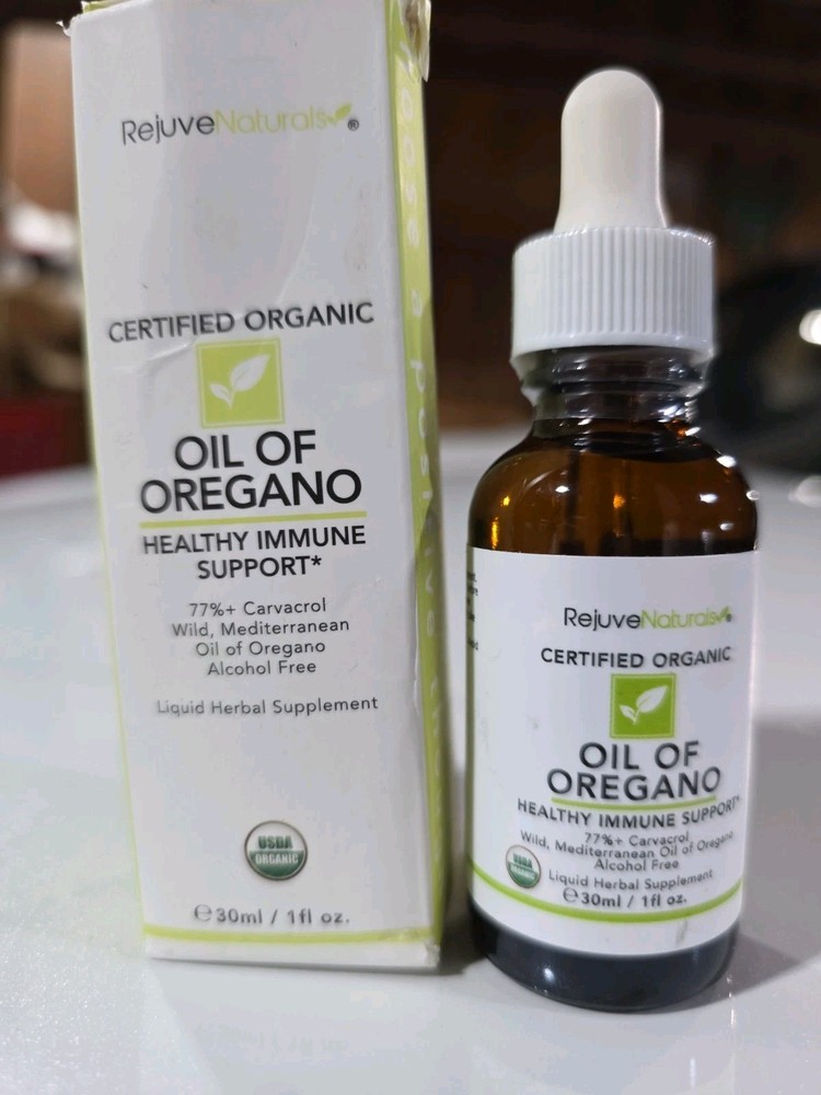RejuveNaturals Extra Strength Oil of Oregano USDA Organic 1 fl oz 30ml Liquid