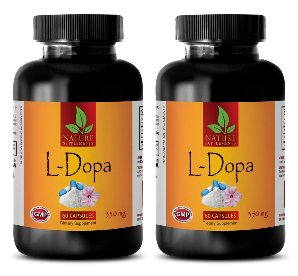 L-DOPA Powder 350mg – Mucuna pruriens – Anti Aging Supplement – 2 Bottles