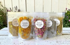 Natural Bulk Herbs Bags 14gm Organic & Wildcrafted Apothecary Spell Bags 1/2oz