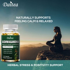 Ashwagandha Caps 2000mg-Supports Energy, Reduces Anxiety, Relaxation,Supplement