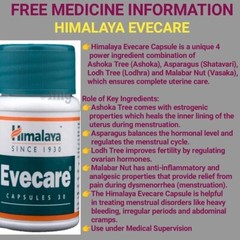 Himalaya Evecare Capsules for Menstrual Relief 5 Boxes (150 Caps) Exp 05/2028