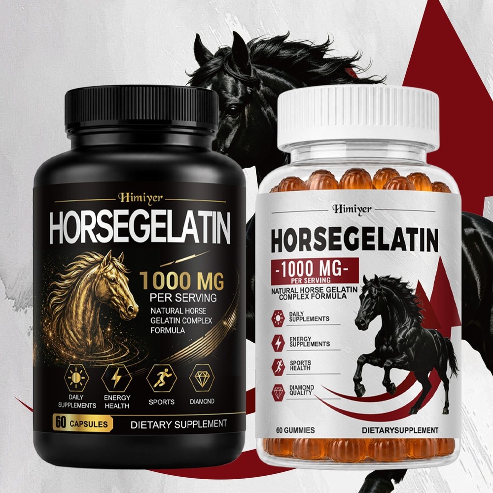 2packs Horse Gelatin 1000MG Combination – Hydrolyzed Gelatin Complex