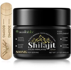 8Pack 100% Himalayan Shilajit, Soft Resin,Organic,Extremely Potent,Fulvic Acid