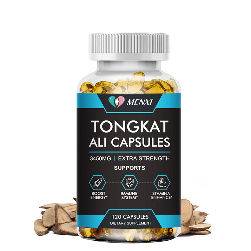 3450mg TongKatAli Extract Vegan 120 Capsules Strong Natural Testosterone Booster