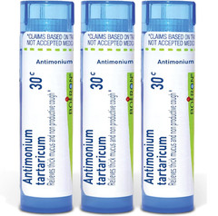 Boiron Antimonium Tartaricum 30C Homeopathic Medicine for Cough – Pack of 3 (240