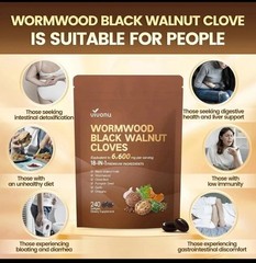 NEW Vivonu Wormwood Black Walnut Cloves 240 Softgels
