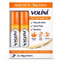 Volini Spray Muscle, Joint & Neck Pain Relief 2 X 15g FREE SHIP Exp 2027