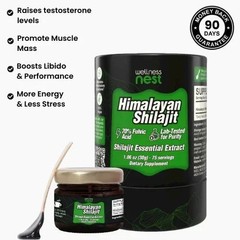 2 Pack! Wellness Nest Himalayan Shilajit Extract Fulvic Acid 75 Servings 1.06oz
