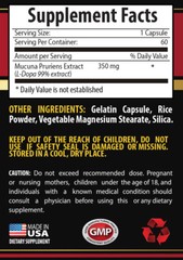 immune support pills, L-DOPA 99% Extract 350mg, sexual health 1B